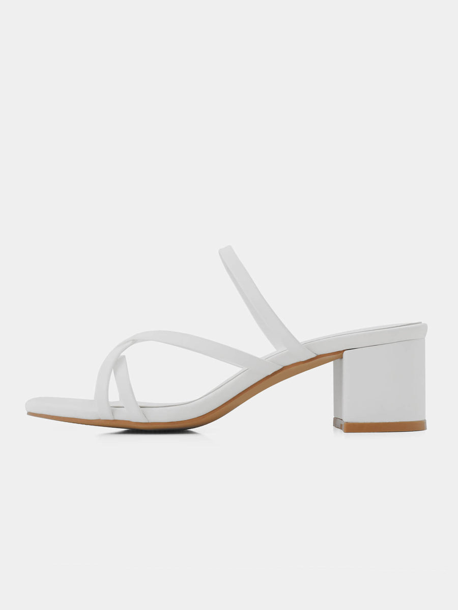 White Strappy Heels | Public Desire USA | Shop Now